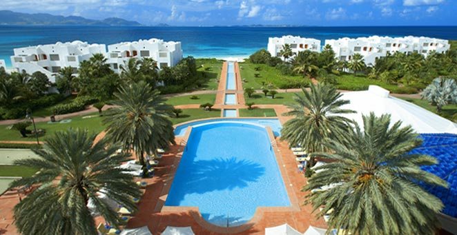 Anguilla resort by the ocean
