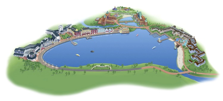 Disney Boardwalk Map