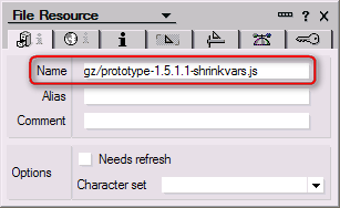 Setting the MIME type for a File Resource