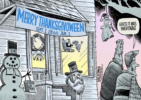 Merry Thanksgivoween, by Mike Thompson